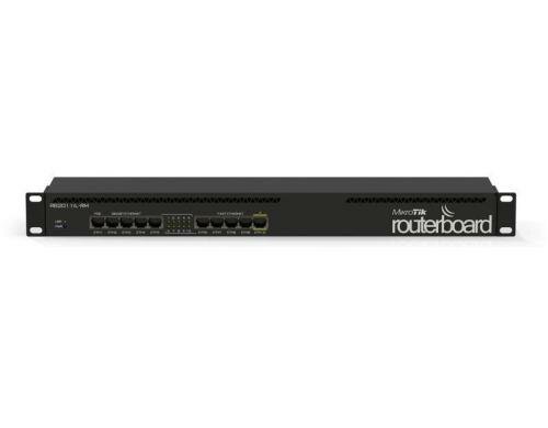 MikroTik RB2011iL-RM: 10 Port Router 5x1Gbps, 5x100Mbps, 600Mhz, 64MB, 19Rack