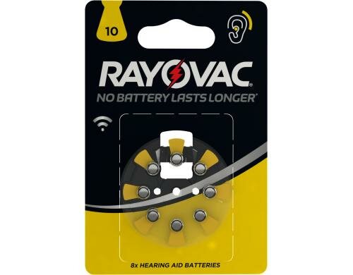 VARTA Rayovac Hörgerätebatterie 10 HA10, PR70, 1.45 V, Zink-Luft (ZN/O2),