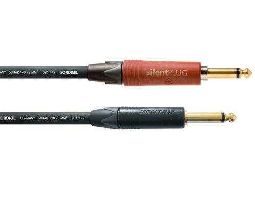 Cordial CSI 3 PP-SILENT, 6.3 / 6.3 Gitarrenkabel Silent, 3m