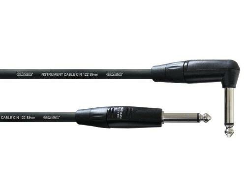 Cordial CII 9 PR, 6.3Klinke/6.3WinkelKlinke Instrumentenkabel, 9m