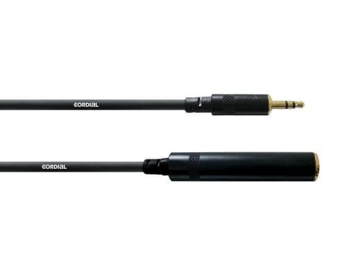 Cordial CFM 3 WK, 3.5Klinke/6.3Buchse Kopfhörer-Verlängerung, 3m