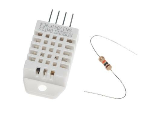 DHT22: Temperatur/Feuchtigkeitssensor 3-5Volt, alle 2 Sekunden messungen möglich