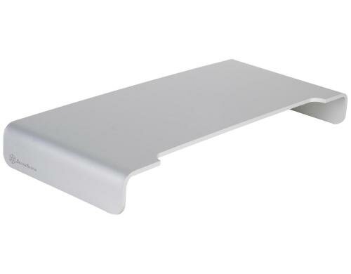 SilverStone Monitorerhöhung MR01S, silber Universal-Aluminiumkonstruktion