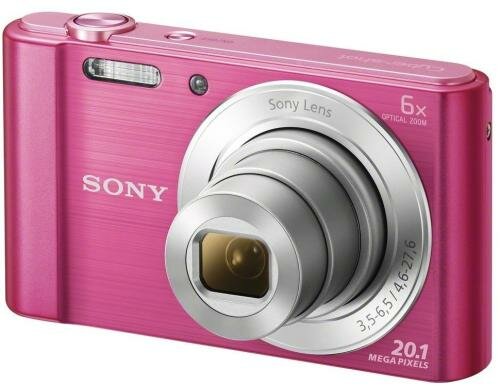 Sony DSC-W810P pink, 20.1 Mio. Pixel 6x opt. Zoom (26-156mm), 2.7 LCD-TFT
