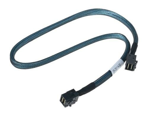 LSI HD-SAS Kabel: SFF-8643-SFF-8643, 0.6m intern, Multilane, direkt an HD Backplane