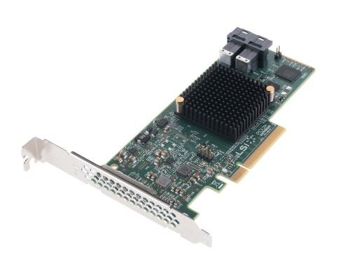 LSI SAS9300-8i: 8 Port HBA SAS3-Kontroller single, 12Gbps, PCIe-x8 Gen3, LP,2xSFF-8643