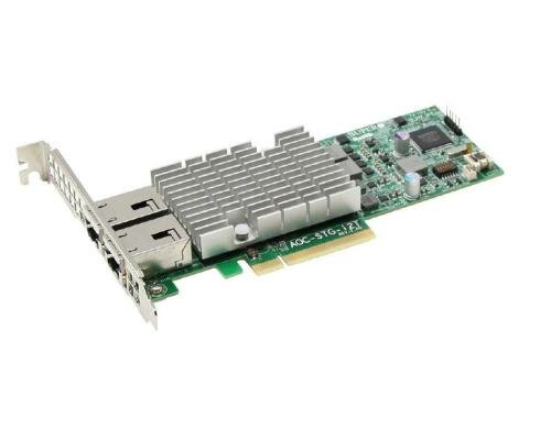Supermicro AOC-STG-i2T 2Prt 10Gbe ServerNIC PCIe x8, Intel X540 dual-port RJ45