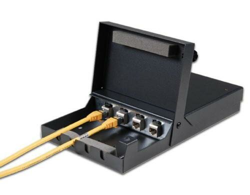 Keystone System Aufputz Metal Box für 4 Keystones