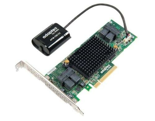 Adaptec RAID 8885Q: PCI-Ex8 RAID-Kontroller 12Gbps SAS3, MD2, 2xSFF-8643, 2xSFF-8644