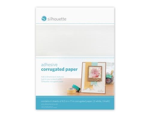 Silhouette Wellpappier Set mit 6 Stück