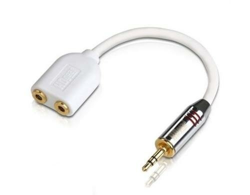 3.5 mm stereo Stecker > 2 x 3.5mm Buchse 0.15m