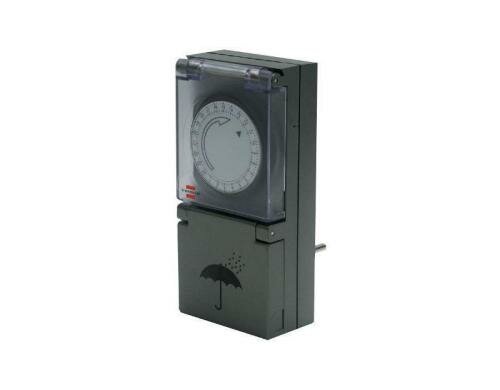 Brennenstuhl mechanische Zeitschaltuhr MZ44 IP44, 24h Programm, 96 Schaltzeiten/Tag