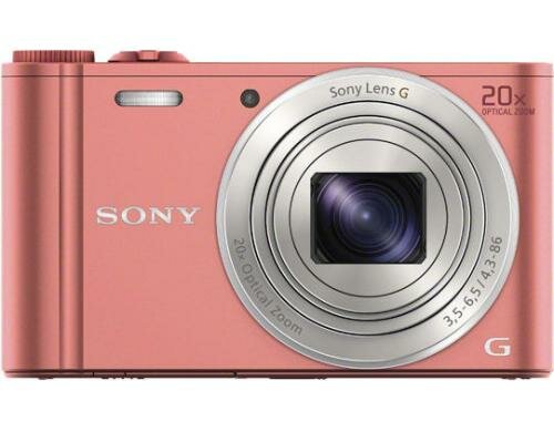 Sony DSC-WX350P pink, 18.2 Mio. Pixel 20x opt. Zoom (25-500mm), 3.0 LCD-TFT