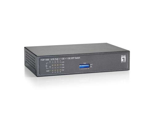 LevelOne FGP-1000: 8 FE PoE+1 GE+1 GE SFP 120W