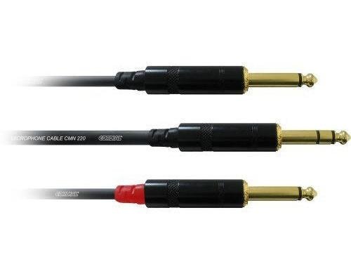 Cordial CFY 1.5 VPP 6.3mm St-Jack - 2x 6.3mm Mo-Jack, 1.5m