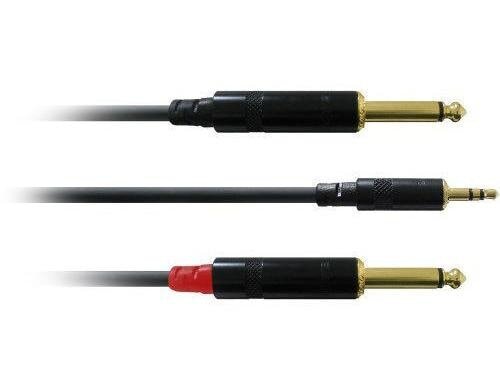 Cordial CFY 6 WPP 3.5mm St-Klinke - 2x 6.3mm Mo-Klinke, 6m