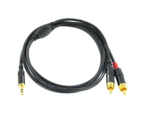 Cordial CFY 1.5 WCC 3.5mm Stereo Klinke - 2x Chinch, 1.5m