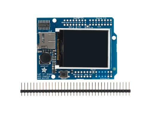 Adafruit 1.8 TFT Display, 128x160Pixel inkl. MicroSD-Slot und Joystick