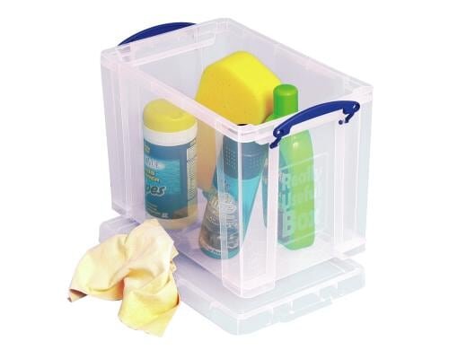 Really Useful Box 19.0 Liter klar Kunststoffbox, 395x255x290