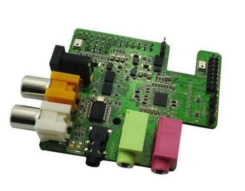 Wolfson Audio Card für Raspberry Pi 24bit/192Khz HD Audio, 3.5mm Jack