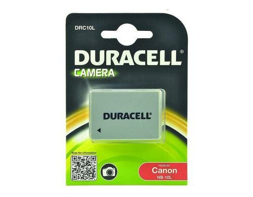 Duracell Lithium-Ionen-Akku NB-10L, 820 mAh 7,4 Volt, Powershot SX50/40/G1X/G16/G15
