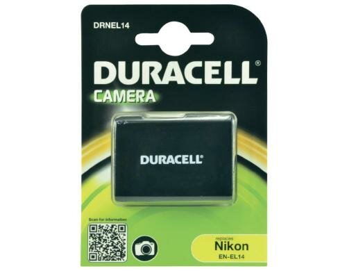 Duracell Lithium-Ionen-Akku EN-EL14, 950mAh 7,4 Volt, für Nikon Coolpix P7700/D3200