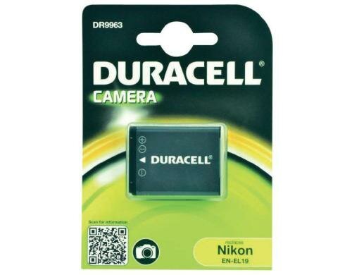 Duracell Lithium-Ionen-Akku EN-EL19, 700mAh 3,7 Volt, für Nikon Coolpix S7000
