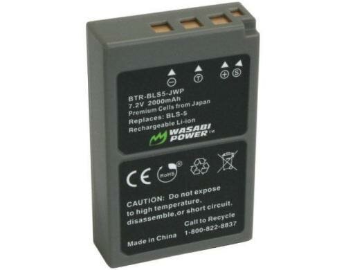 Duracell Lithium-Ionen-Akku BLS-5, 1000mAh 7,4 Volt, für Olympus E-PL2