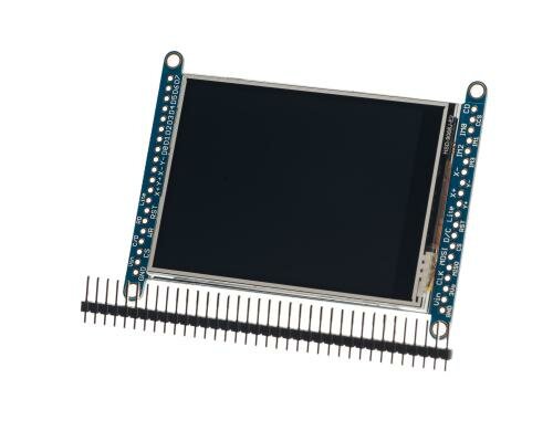 Adafruit 2.8 LCD Touchscreen Display: 18Bit, 240x320 pixel, 3.3 und 5V, MicroSD