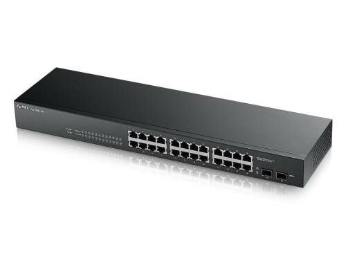 ZyXEL GS1900-24, 24Port-Switch, Gigabit,SFP Rack 19, Web-managed, internes NT