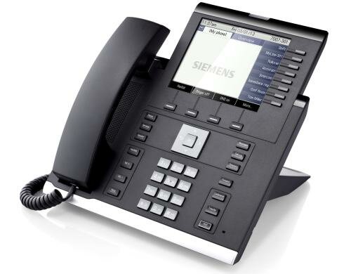 OpenScape Desk Phone IP 55G SIP Text in Schwarz