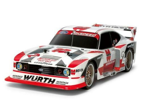 Tamiya Ford Capri Zakspeed Bausatz, 1:10, 4WD, TT-02 Chassis
