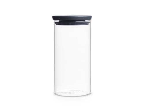 Brabantia Glasdose 1.1 Liter stapelbar, Deckel Dark Grey