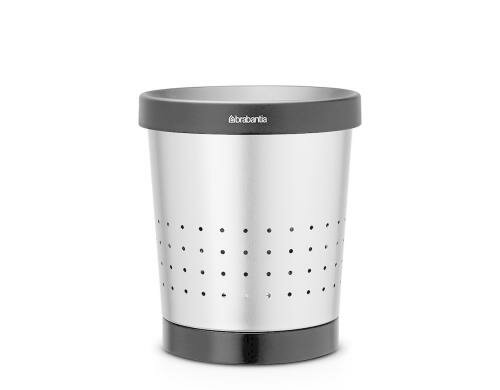 Brabantia Papierkorb 5 Liter Matt Steel