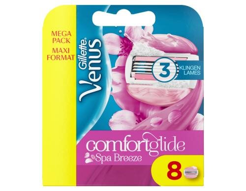 Gillette Venus Klingen Comf.gli SpaBreeze 8 3-Klingensystem und Gel-Kissen