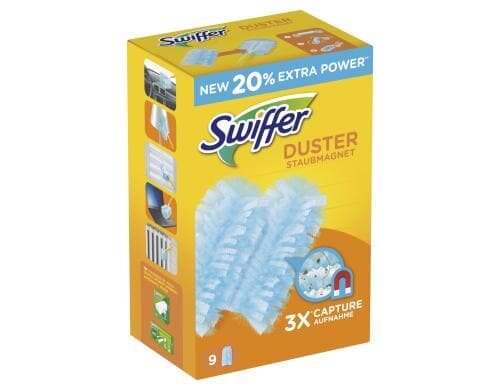 Swiffer Staubmagnet Nachfüller (9 Tücher) Packung à 9 Stück