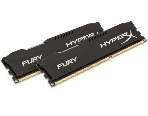 HyperX FURY DDR3 8GB Kit 1600MHz, Black Ser 2x 4GB, CL10, 1.5V, 240Pin