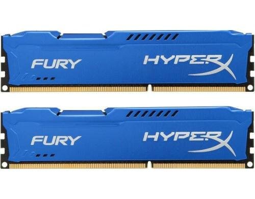 HyperX FURY DDR3 16GB Kit 1600MHz, Blue Ser 2x 8GB, CL10, 1.5V, 240Pin