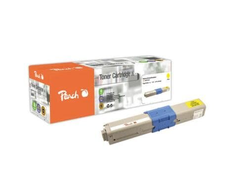 Peach Toner 44973533 yellow C301/321, 1500 Seiten