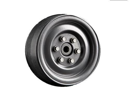 Gmade 1.9 SR03 Beadlock Wheels Gloss Silver 2er Set