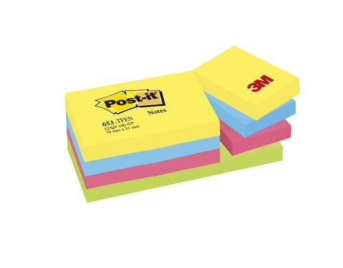 3M Post-it Haftnotiz Energy 51x38 12 Blocks à 100 Blatt, 51x38mm