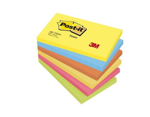 3M Post-it Haftnotiz Energy 127x76 6 Blocks à 100 Blatt, 76x76mm