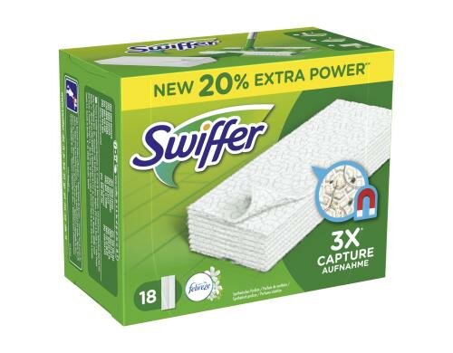 Swiffer Trocken Wischtücher Febrezeduft Nachfüllpackung 18 Stück