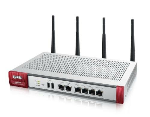 ZyXEL ZyWALL USG 60W: USG-Firewall 10 VPN, 1000Mbps Firewall, inkl. WLAN