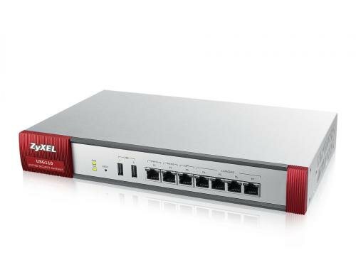 ZyXEL ZyWALL USG 110: USG-Firewall UTM Bundle, 1500Mbps Firewall, 100x VPN