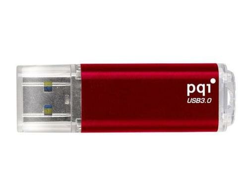 PQI USB3.0 Travel Disk U273V 32GB, rot Aluminium-Gehäuse, lesen 40MB/s