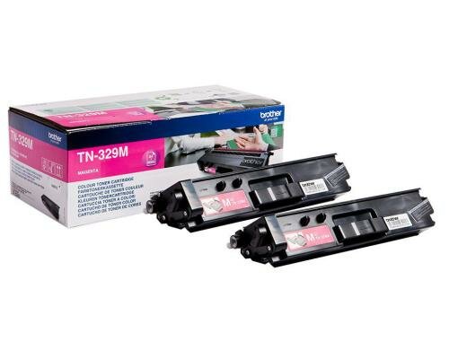 Toner Duo zu Brother TN329M, 2x6000 Seiten zu DCP-L8450/L8650/L8850/L8350