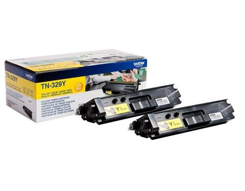 Toner Duo zu Brother TN329Y, 2x6000 Seiten zu DCP-L8450/L8650/L8850/L8350