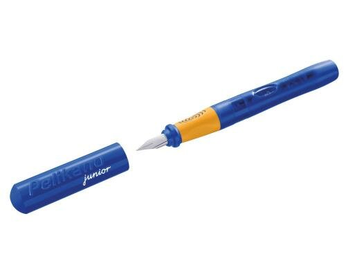 Pelikano Junior Füllhalter Feder A, blau Inhalt: 1 Stk, Rechtshändler