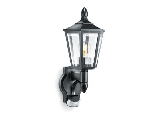 Steinel Sensorlampe L 15 S, schwarz E27, max. 60W, 180°, 10m